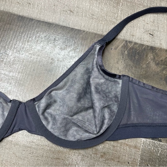 Soma Unbelievable Fit Perfect Coverage Bra 34C Gray Leopard Print - Picture 8 of 14